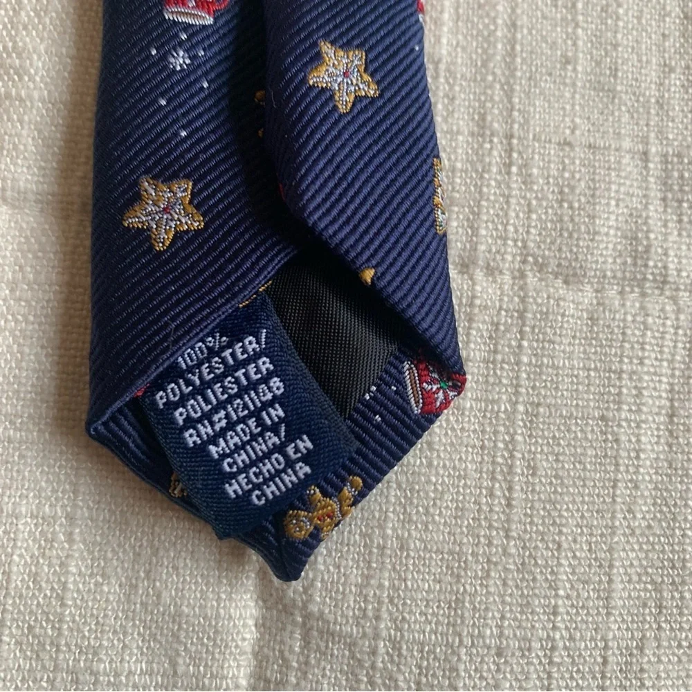 Stafford Gingerbread Man‎ Christmas Holiday Tie